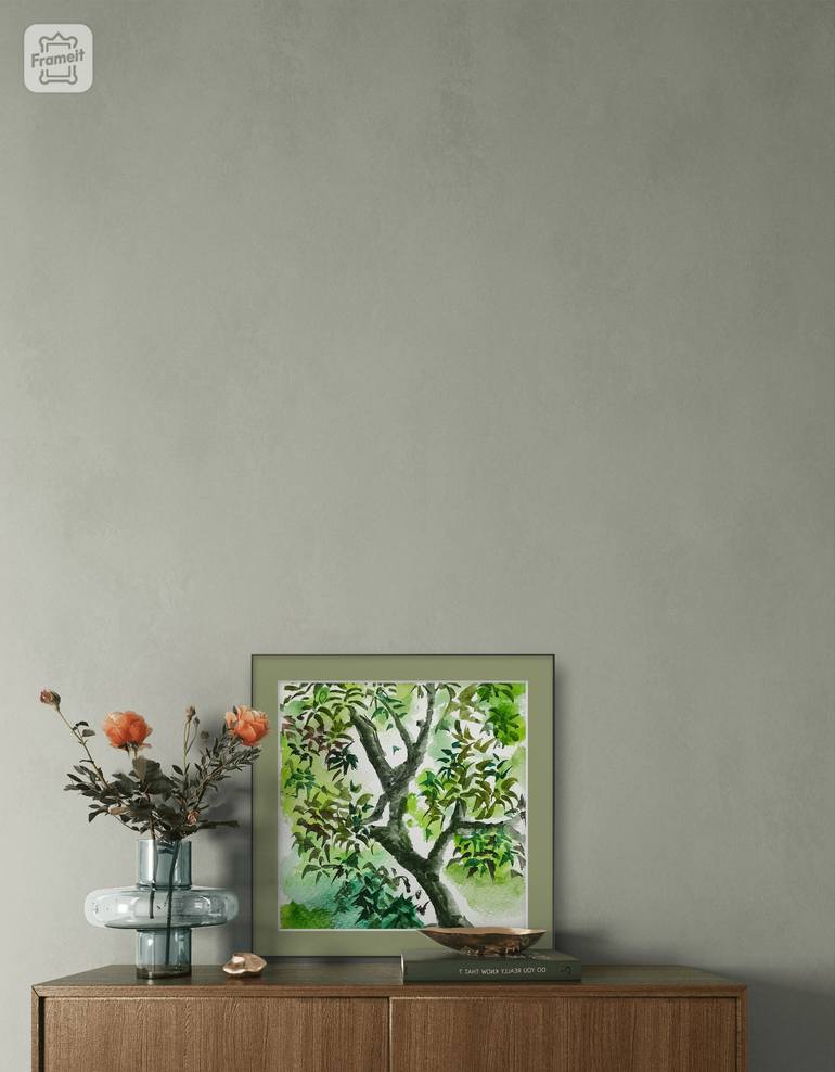 Original Fine Art Botanic Painting by Miya Atk