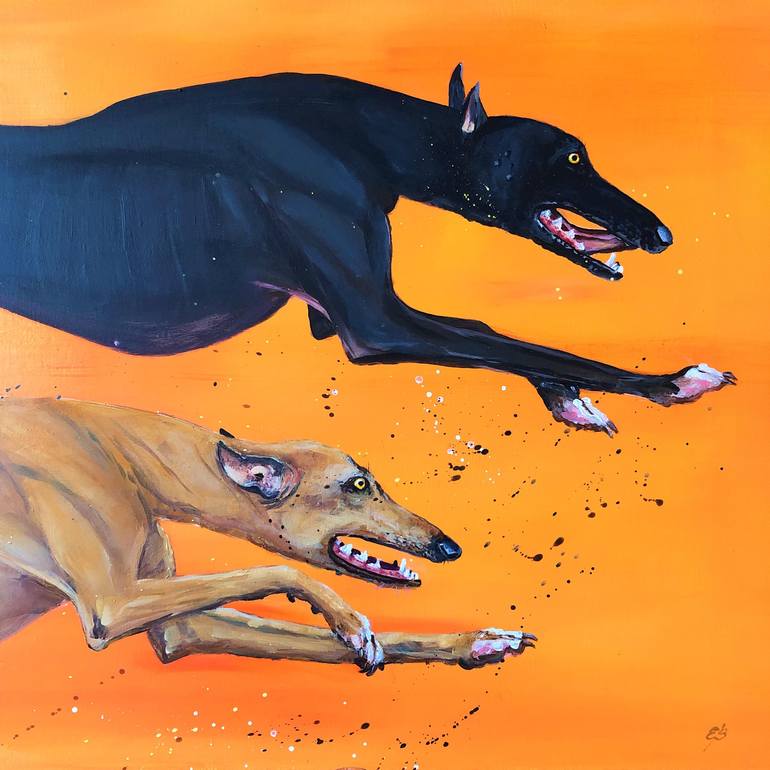 Original Contemporary Animal Painting by Lena Smirnova