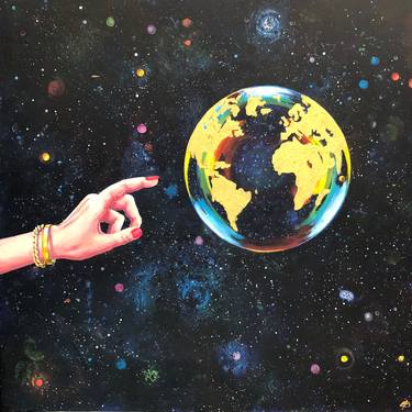 Print of Expressionism Outer Space Paintings by Lena Smirnova