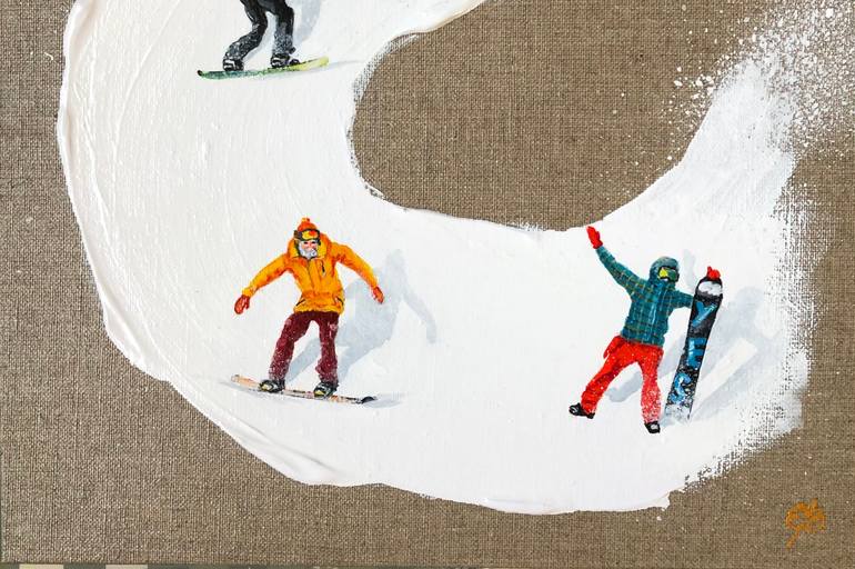 Original Realism Sports Painting by Lena Smirnova