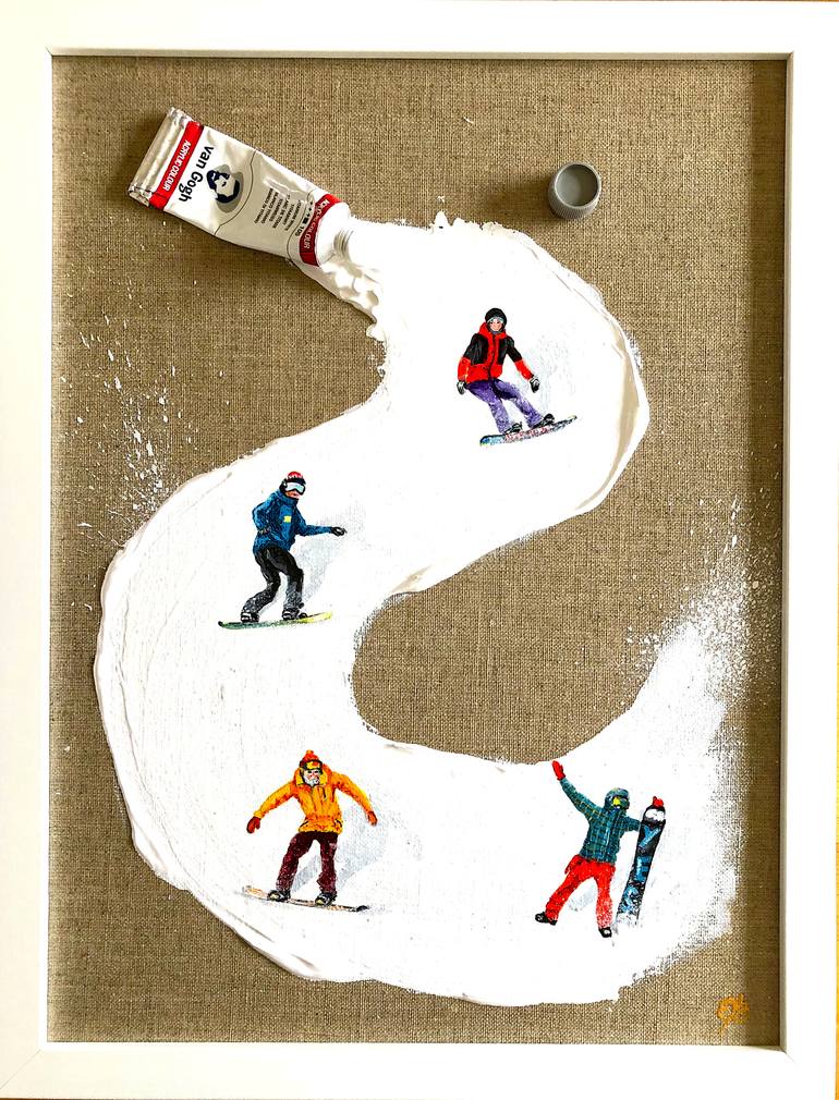 Original Realism Sports Painting by Lena Smirnova