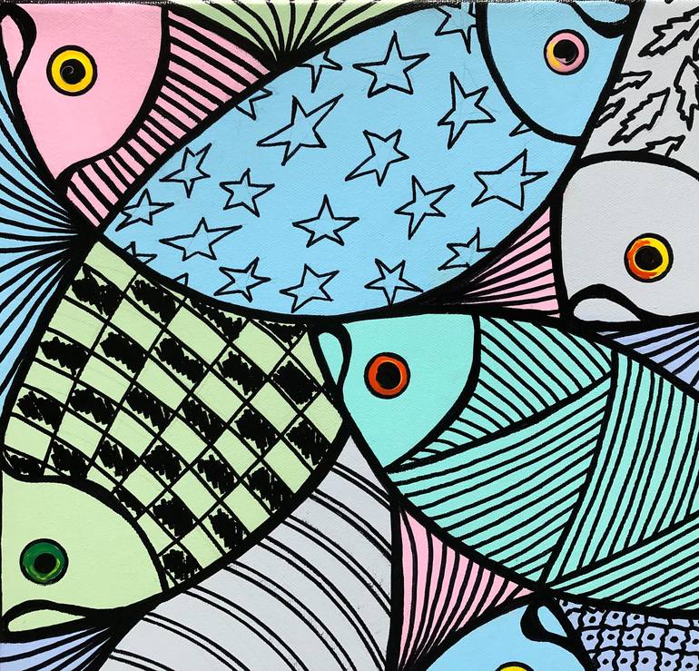 Original Figurative Animal Painting by Lena Smirnova