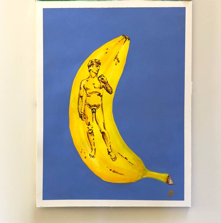 Original Conceptual Erotic Painting by Lena Smirnova