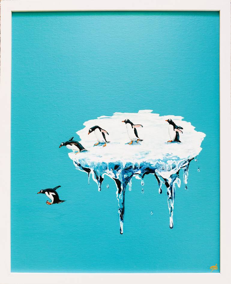 Original Figurative Animal Painting by Lena Smirnova