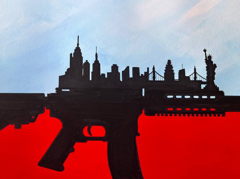Original Illustration Politics Drawing by Lena Smirnova