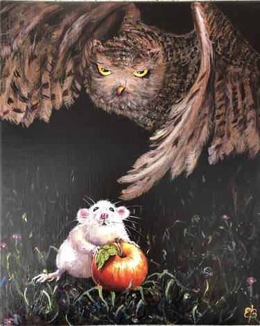 Original Conceptual Animal Paintings by Lena Smirnova