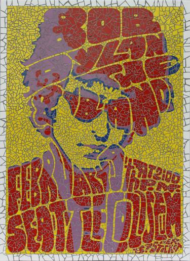 Bob Dylan Concert Poster Mosaic thumb
