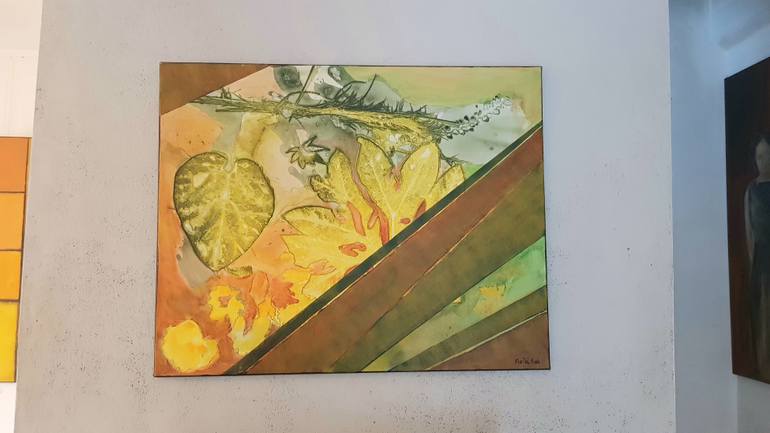 Original Abstract Expressionism Landscape Painting by Marike Koot