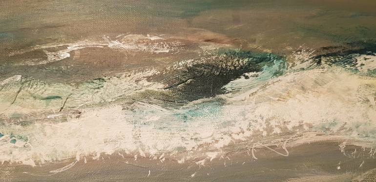 Original Abstract Expressionism Seascape Painting by Marike Koot