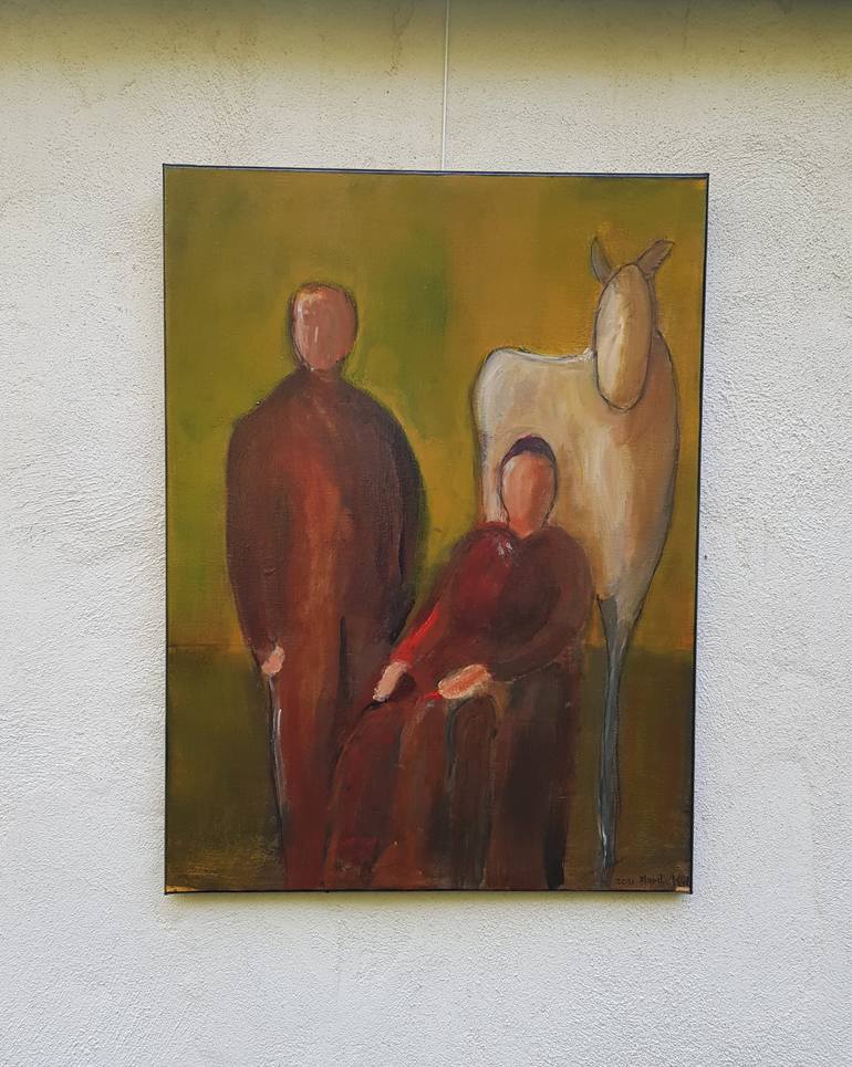 Original Family Painting by Marike Koot