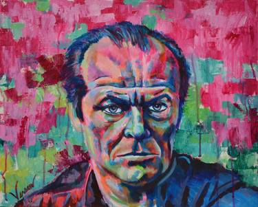 Original Abstract Expressionism Celebrity Paintings by Nathan Versaw