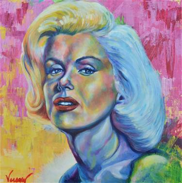 Original Expressionism Pop Culture/Celebrity Paintings by Nathan Versaw