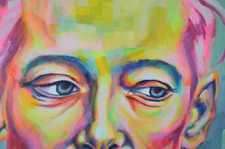 Original Abstract Expressionism People Painting by Nathan Versaw