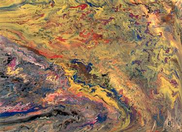 Original Abstract Expressionism Abstract Paintings by Evan Sinclair