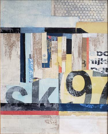 Original Modern Abstract Collage by Jon Boylan