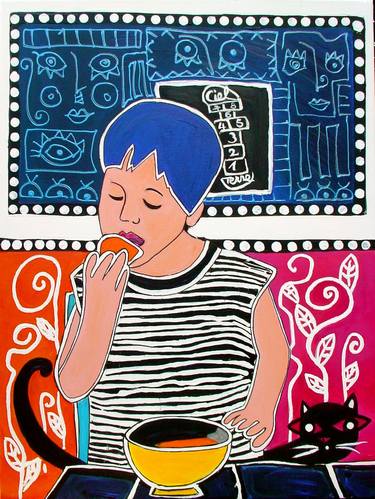 Original Pop Art Children Paintings by Brigitte Lovisa