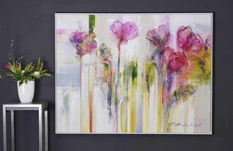 Original Contemporary Abstract Painting by Frances Schandera-Duarte