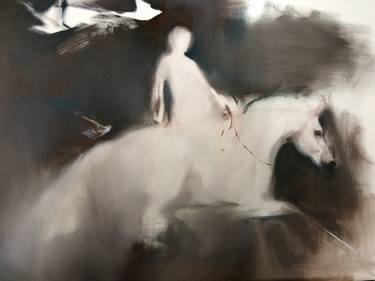 Original Modern Horse Paintings by Katja Hannula