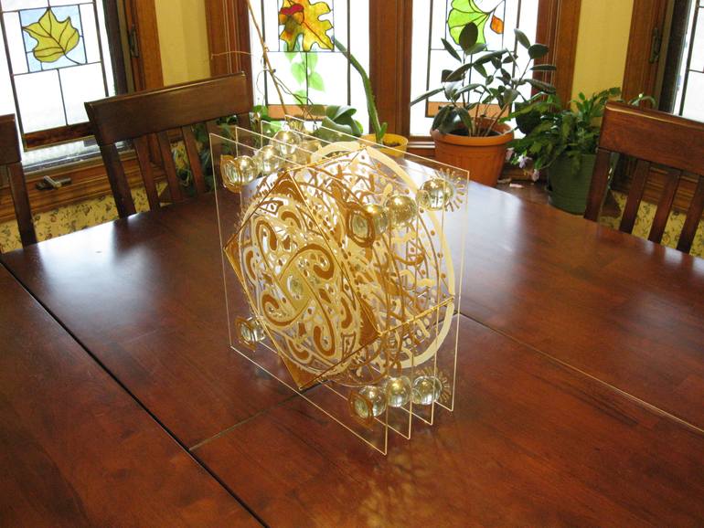 Original Modernism Abstract Sculpture by Michele Burns