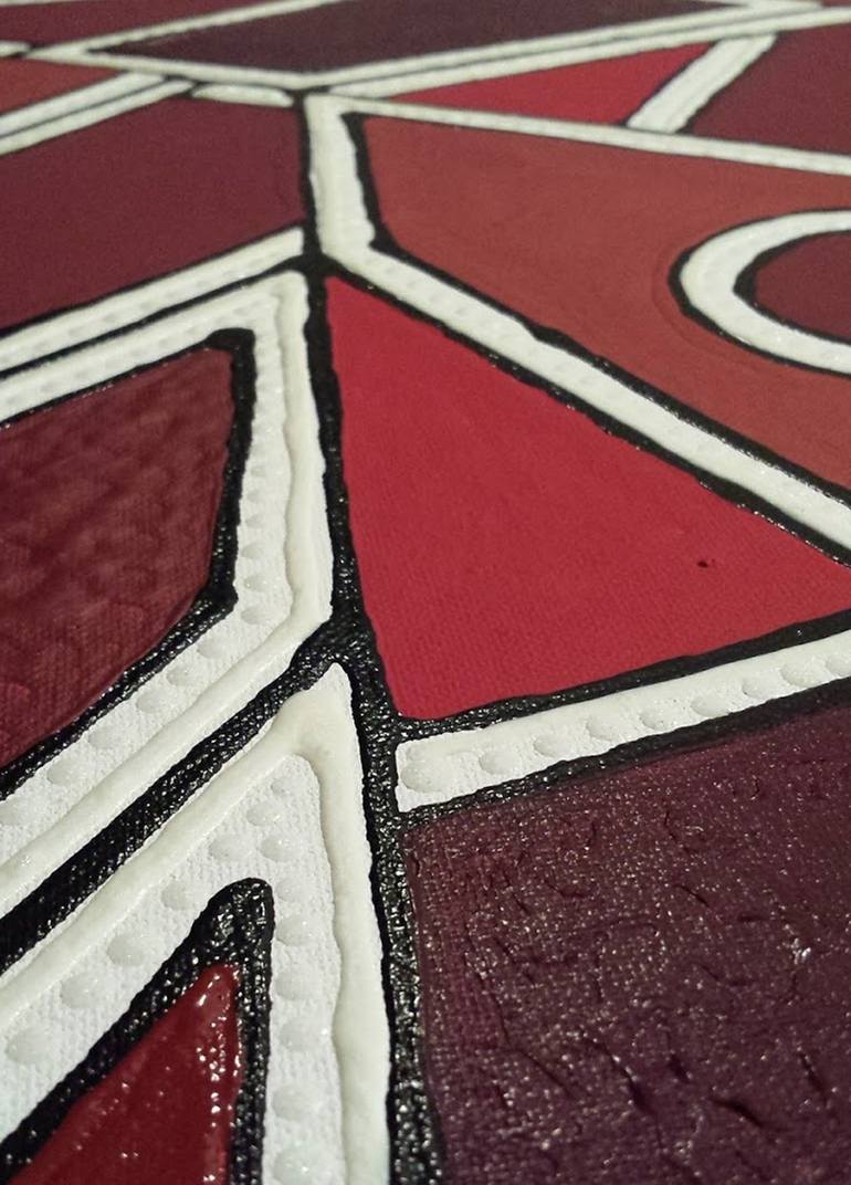 Original Cubism Abstract Painting by Michele Burns