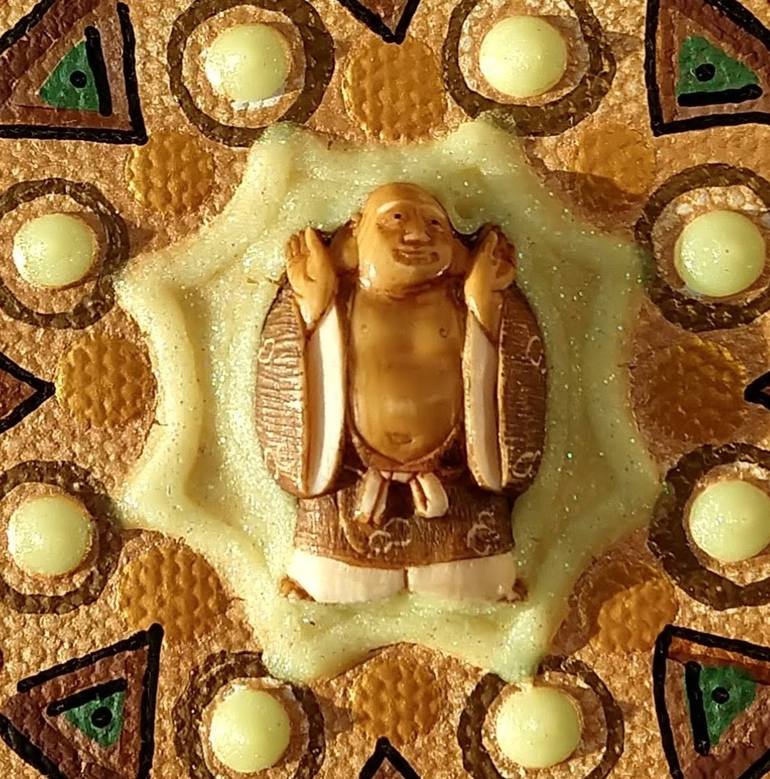 Original Abstract Religion Painting by Michele Burns