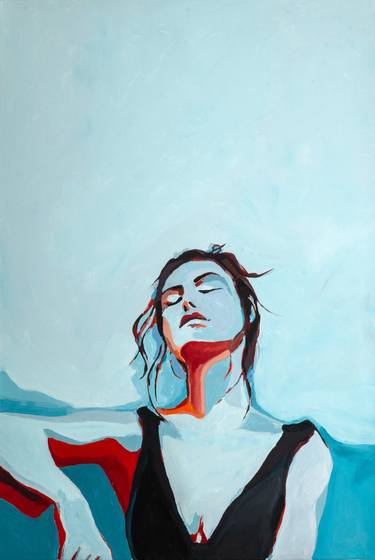 Original Conceptual People Paintings by Ewa Krzywińska