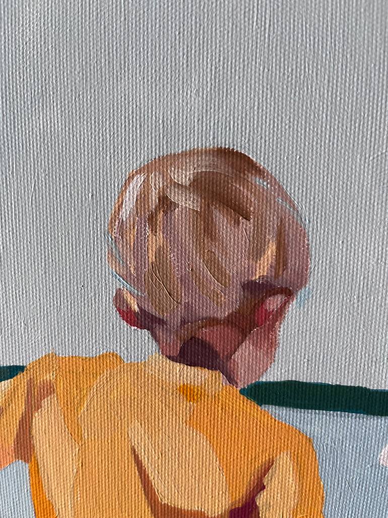 Original Figurative Children Painting by Ewa Krzywinska