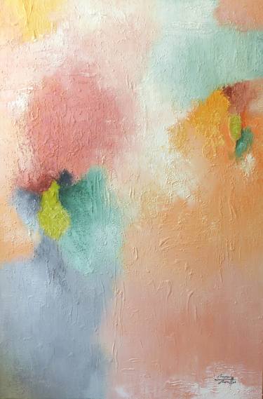 Original Abstract Painting by Maria Miralles