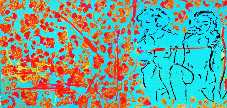 Original Abstract Expressionism Abstract Painting by Raquel Sarangello