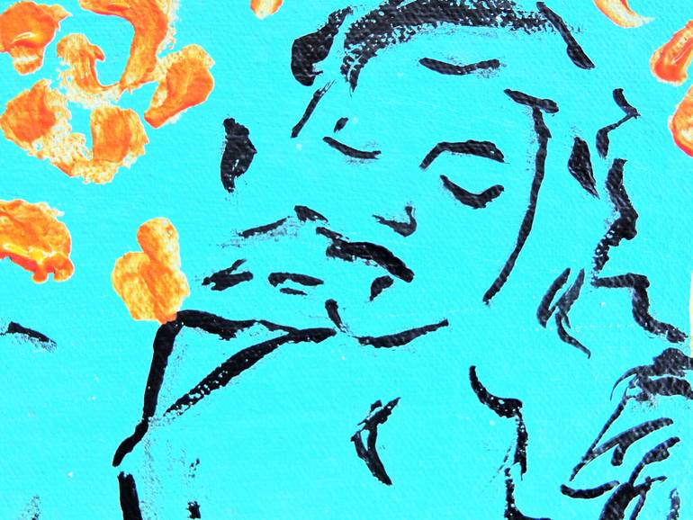 Original Abstract Expressionism Abstract Painting by Raquel Sarangello