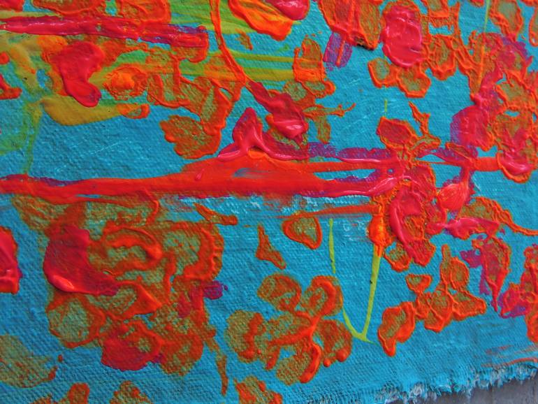 Original Abstract Expressionism Abstract Painting by Raquel Sarangello
