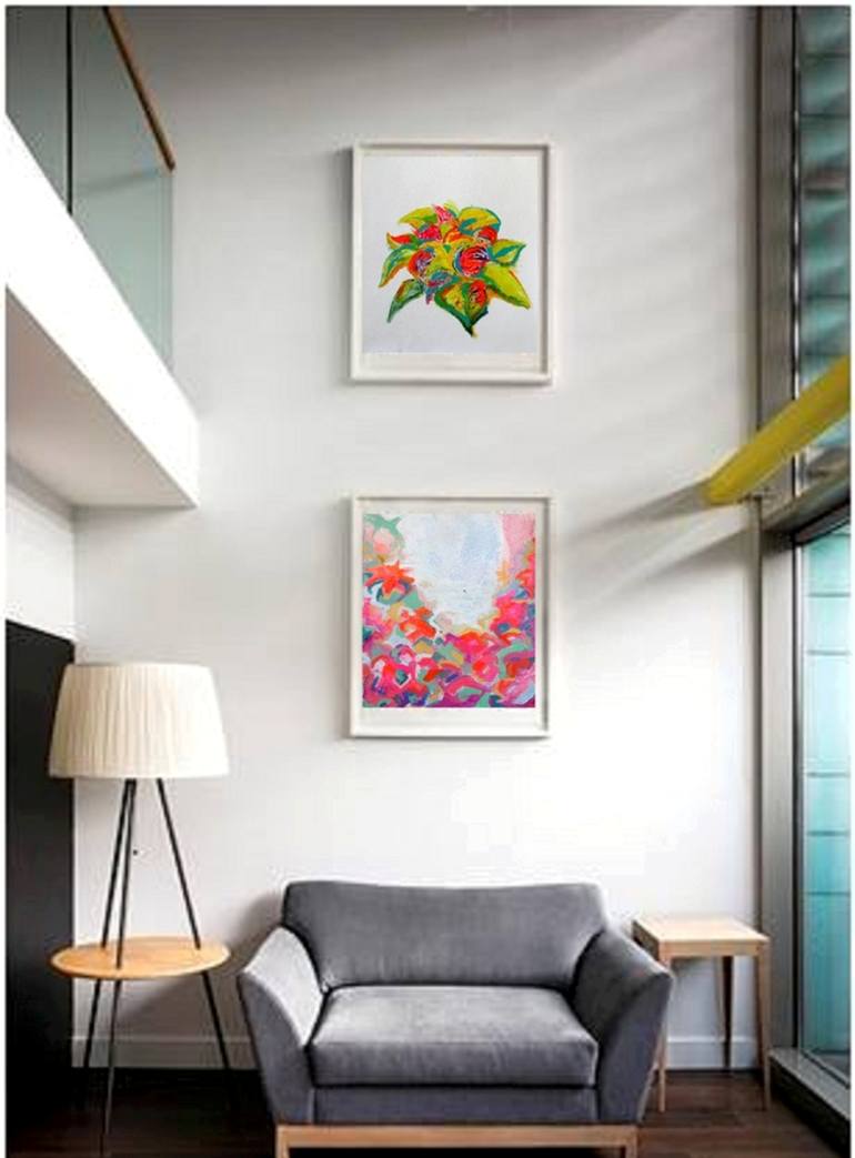 Original Abstract Expressionism Abstract Painting by Raquel Sarangello