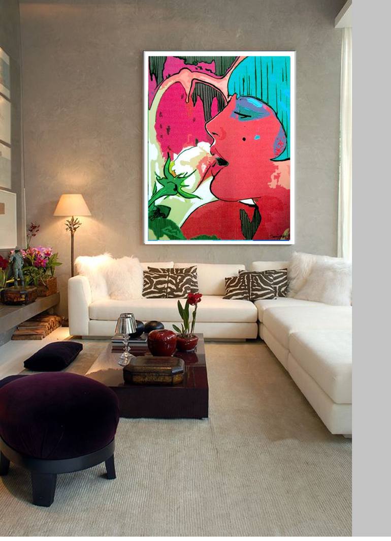 Original Digital Art Pop Culture/Celebrity Mixed Media by Raquel Sarangello