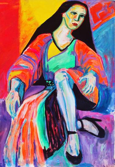 Print of Impressionism People Paintings by Raquel Sarangello