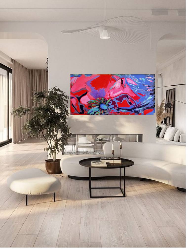 Original Figurative Erotic Painting by Raquel Sarangello