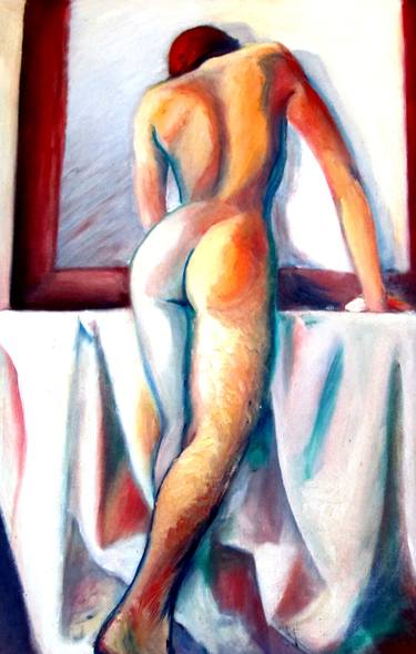 Print of Impressionism Erotic Paintings by Raquel Sarangello
