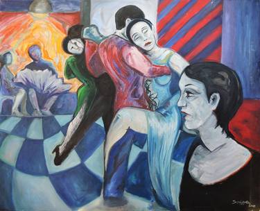 Original Impressionism Music Paintings by Raquel Sarangello