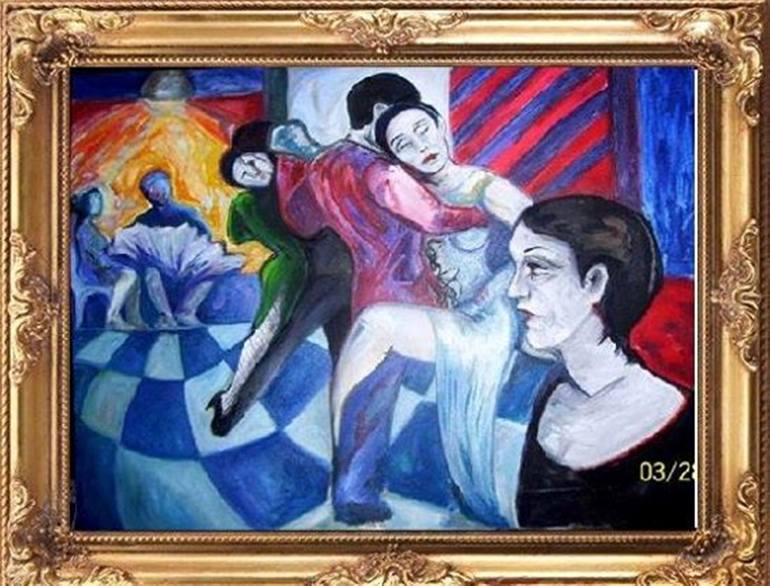Original Impressionism Music Painting by Raquel Sarangello