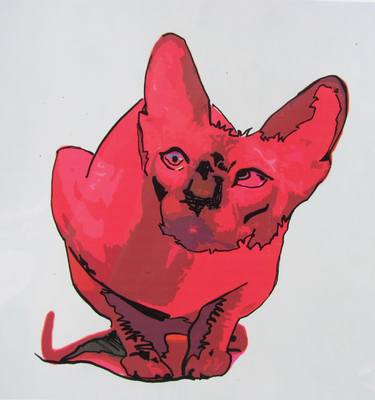 Print of Pop Art Animal Drawings by Raquel Sarangello