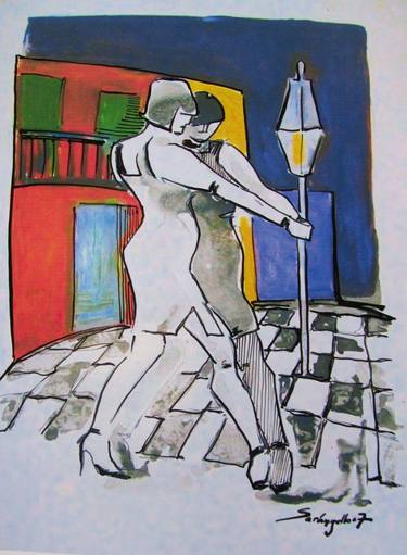 Print of Expressionism Erotic Drawings by Raquel Sarangello