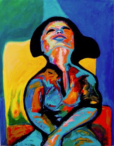 Original Expressionism Love Paintings by Raquel Sarangello