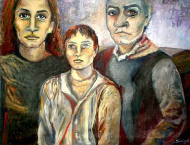 Original Fine Art Family Paintings by Raquel Sarangello