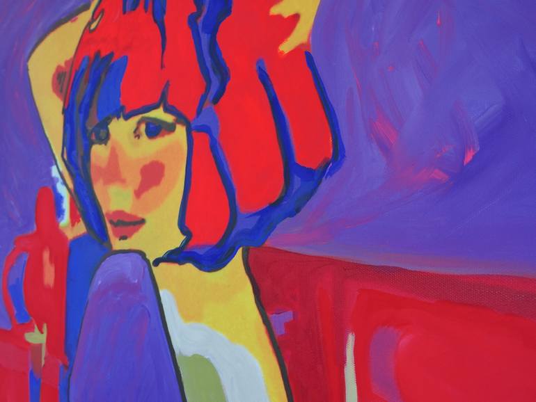 Original Pop Art Pop Culture/Celebrity Painting by Raquel Sarangello