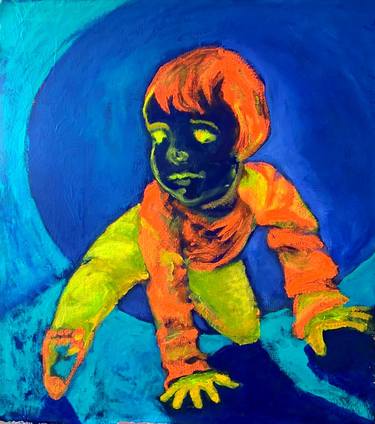 Original Expressionism Kids Paintings by Raquel Sarangello