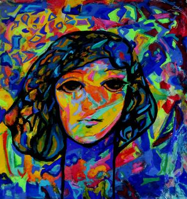 Print of Abstract Expressionism Portrait Paintings by Raquel Sarangello