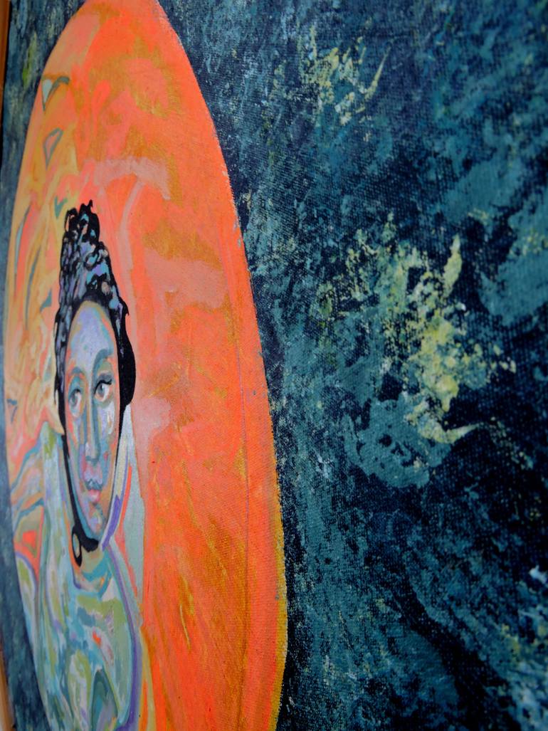 Original Figurative People Painting by Raquel Sarangello