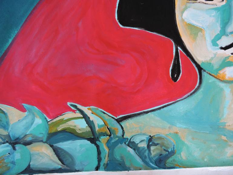 Original Contemporary People Painting by Raquel Sarangello