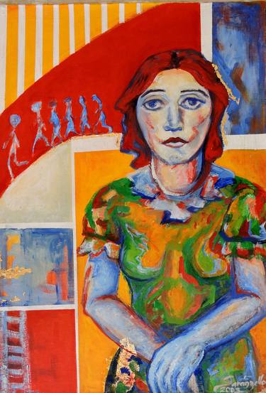 Print of Expressionism People Paintings by Raquel Sarangello