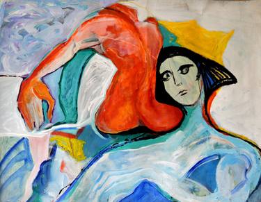 Original Expressionism Celebrity Paintings by Raquel Sarangello