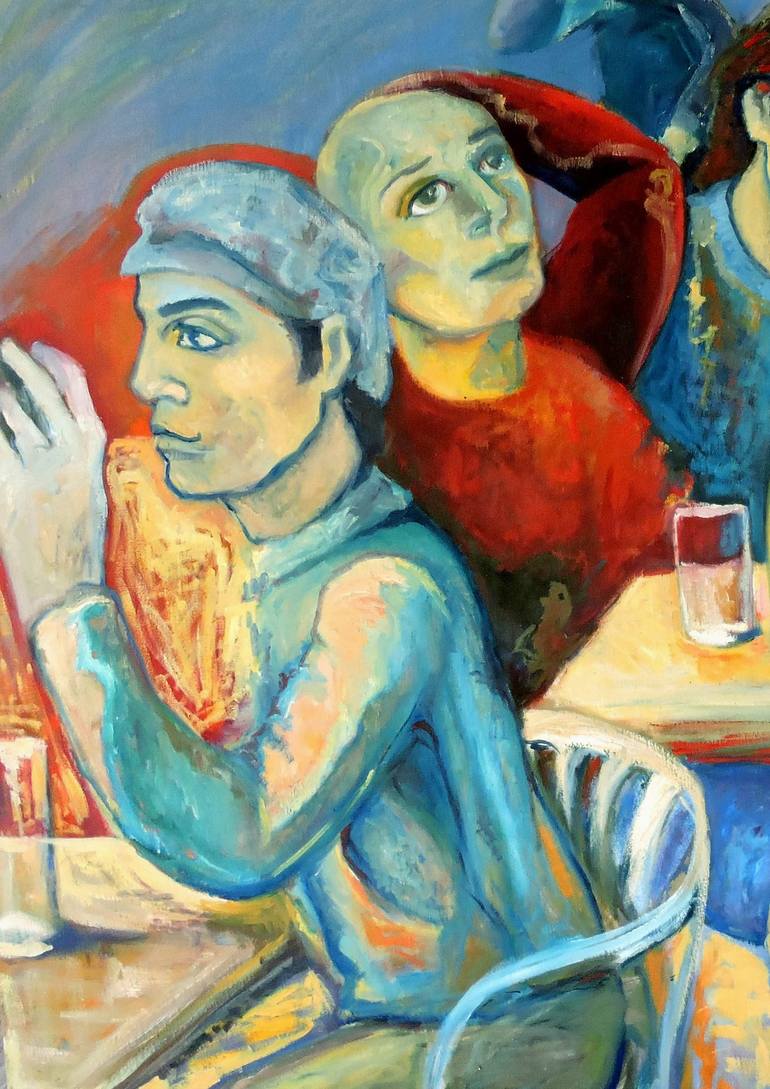 Original Impressionism Food & Drink Painting by Raquel Sarangello